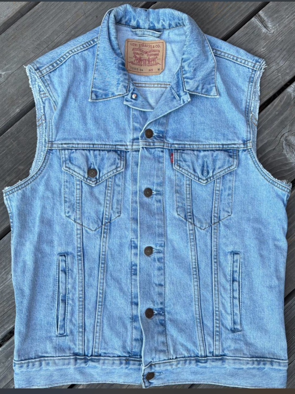 Vintage Levi's denim vest